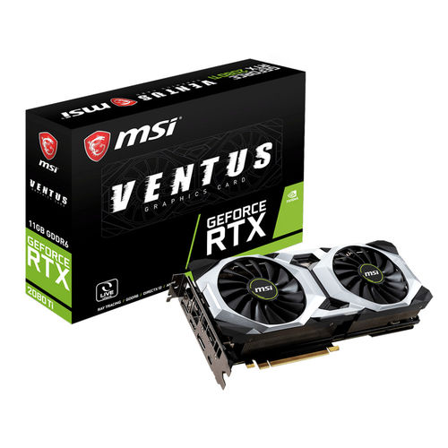 Tarjeta Gráfica Msi Rtx 2080 Ti Ventus 11gb Gddr6 | Quonty.com | 912-V371-034