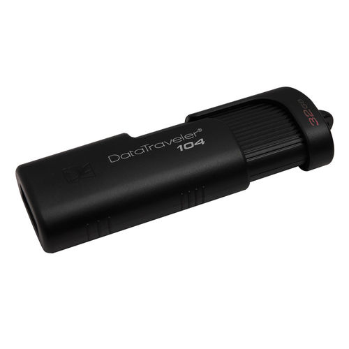 Pendrive Kingston Dt 104 32gb Usb2.0 Negro | Quonty.com | DT104/32GB