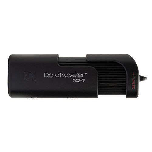 Pendrive Kingston Dt 104 32gb Usb2.0 Negro | Quonty.com | DT104/32GB
