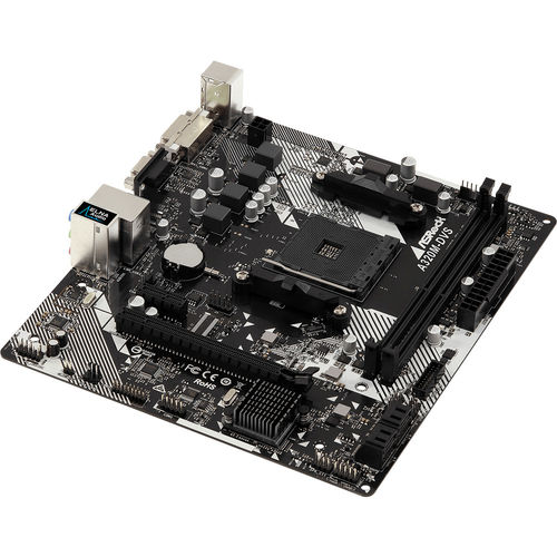 Placa Base Asrock A320m-Dvs R4.0 Amd Am4 Atx | Quonty.com | 90-MXB9M0-A0UAYZ
