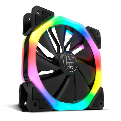 Ventilador12cm Nox Hummer D-Fan Rgb Rainbow | Quonty.com | NXHUMMERDFAN