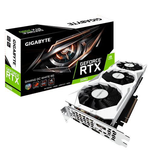Tarjeta Grafica Gigabyte Rtx 2080 Gaming Oc 8gb Gddr6 | Quonty.com | GV-N2080GAMINGOC WHITE-8GC