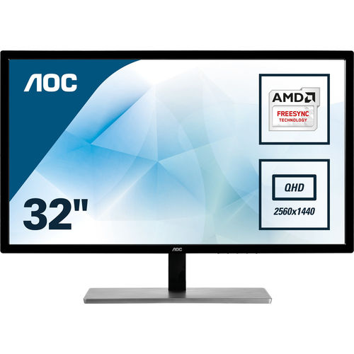 Monitor Led Aoc Q3279vwfd8 31,5&Quot;Qhd Vga/Dvi/Hdmi/Dport Plana | Quonty.com | Q3279VWFD8