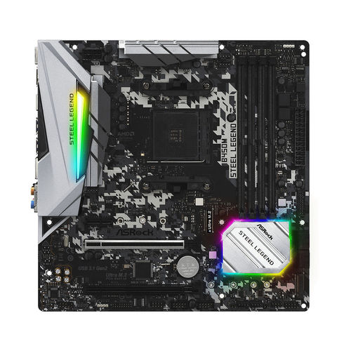 Placa Asrock B450 Steel Legend Amd Am4 Micro Atx | Quonty.com | 90-MXBA00-A0UAYZ