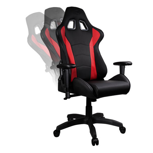 Silla Gaming Cooler Master Caliber R1 Negro/Rojo | Quonty.com | CMI-GCR1-2019R