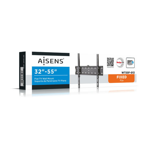 Soporte Tv/Monitor Aisens Wt55f-013 32&Quot;-55&Quot; 40kg Negro | Quonty.com | WT55F-013