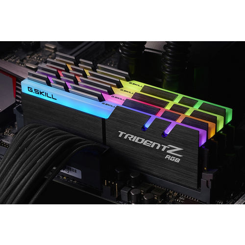 G.Skill Ddr4 32gb (4x8) 3200mhz Cl16 Trident Z Rgb | Quonty.com | F4-3200C16Q-32GTZR