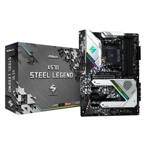 Placa Asrock X570 Steel Legend Amd Am4 Atx | Quonty.com | 90-MXBAR0-A0UAYZ
