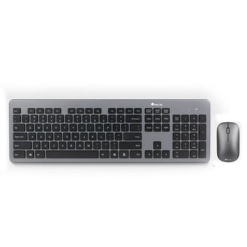 Teclado+Raton Ngs Matrix 1600dpi Gris | Quonty.com | MATRIXKIT