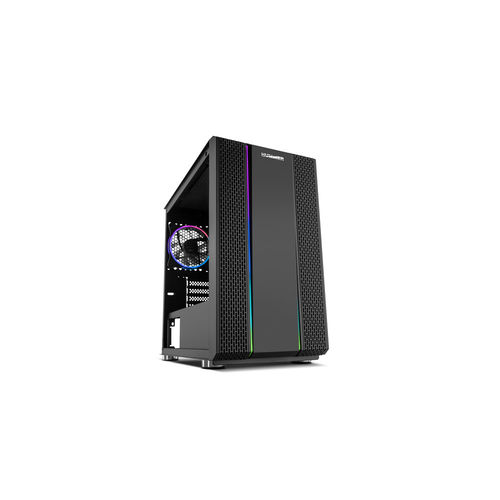 Minitorre Hummer Fusion S S/Fuente Usb 3.0 Argb Negro | Quonty.com | NXHUMMERFSNS