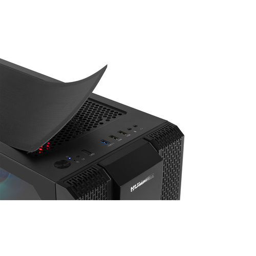 Minitorre Hummer Fusion S S/Fuente Usb 3.0 Argb Negro | Quonty.com | NXHUMMERFSNS