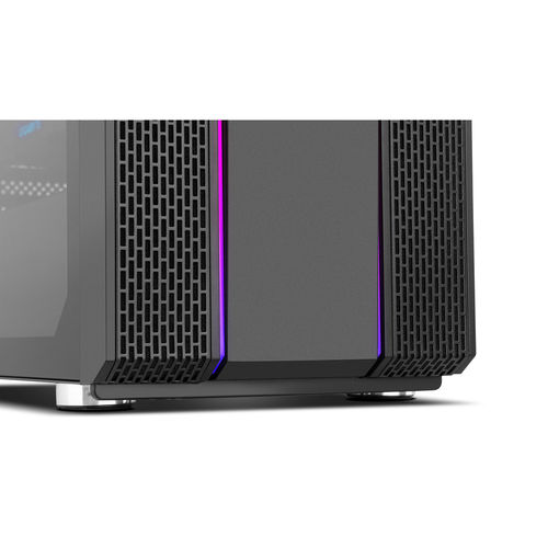 Minitorre Hummer Fusion S S/Fuente Usb 3.0 Argb Negro | Quonty.com | NXHUMMERFSNS
