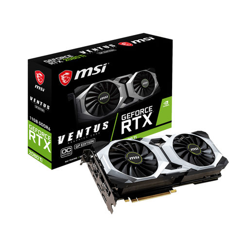 Msi Rtx 2080 Ti Ventus Gp Oc 11gb Gddr6 | Quonty.com | 912-V371-231