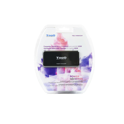 Cargador Tooq 65w 8 Conectores | Quonty.com | TQLC-65BS02AT