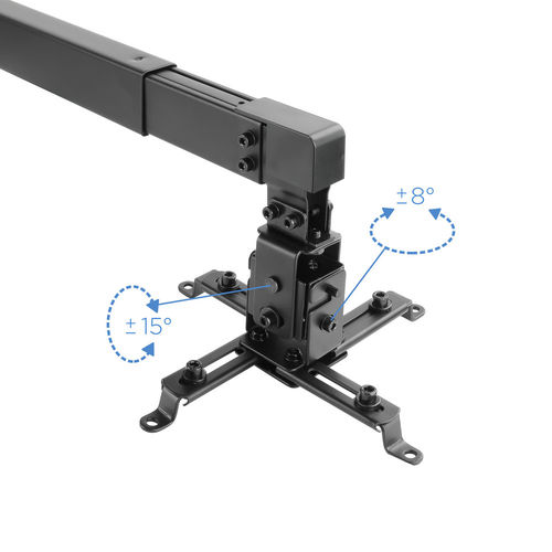 Soporte De Pared Proyector Tooq Pj4012wt-B Incli-Extensible | Quonty.com | PJ4012WT-B
