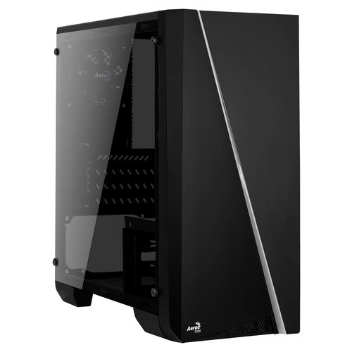 Caja Semitorre Aerocool Cylonmini S/Fuente Usb2.0 Negro Led | Quonty.com | CYLONMINI