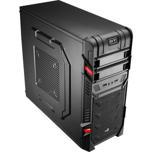 Caja Semitorre Aerocool Gtadbk S/Fuente Usb3.0 Negro | Quonty.com | GTADBK