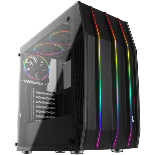 Caja Semitorre Aerocool Klaw S/Fuente Usb 3.0 Negro | Quonty.com | KLAW
