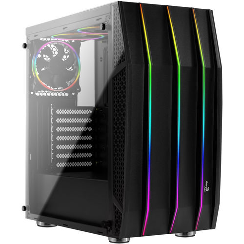 Caja Semitorre Aerocool Klaw S/Fuente Usb 3.0 Negro | Quonty.com | KLAW