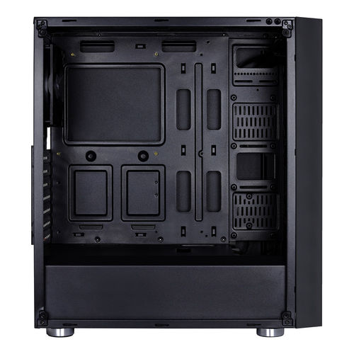 Caja Semitorre Aerocool Quartzrgb S/Fuente Usb3.0 Negro Led | Quonty.com | QUARTZRGB