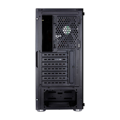 Caja Semitorre Aerocool Quartzrgb S/Fuente Usb3.0 Negro Led | Quonty.com | QUARTZRGB