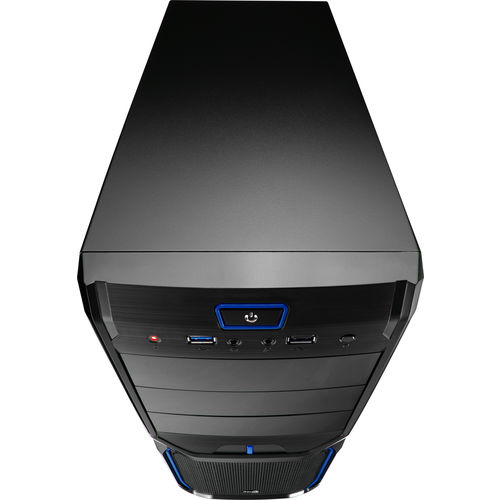 Caja Semitorre/Atx Aerocool V3x Advance Negra Led-Azul | Quonty.com | V3XADBB