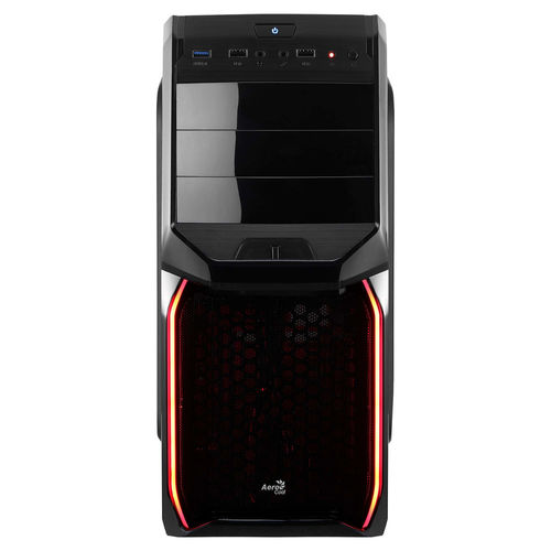 Caja Semitorre Aerocool V3xrgbnow S/Fuente Negro | Quonty.com | V3XRGBNOW