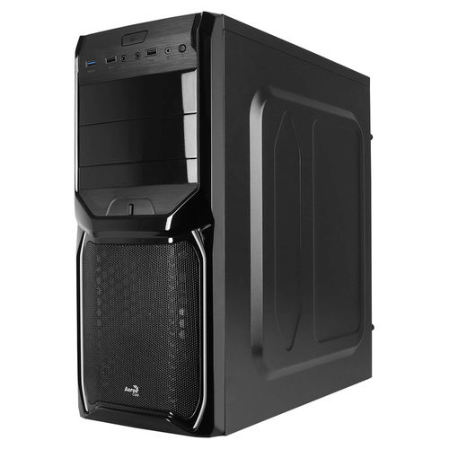 Caja Semitorre Aerocool V3xrgbnow S/Fuente Negro | Quonty.com | V3XRGBNOW