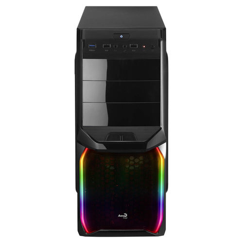 Caja Semitorre Aerocool V3xrgbnow S/Fuente Negro | Quonty.com | V3XRGBNOW