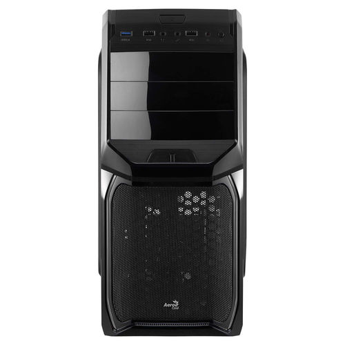Caja Semitorre Aerocool V3xrgbnow S/Fuente Negro | Quonty.com | V3XRGBNOW