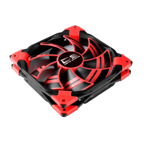 Ventilador Aerocool Dead Silence 14cm Rojo | Quonty.com | DSFAN14RD