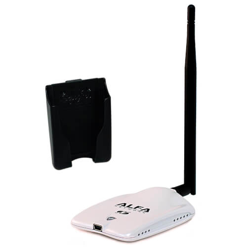 Adaptador Red Alfa Network Awus036nhr + U-Mount-Cs Usb2.0 | Quonty.com | AWUS036NHR + U-MOUNT