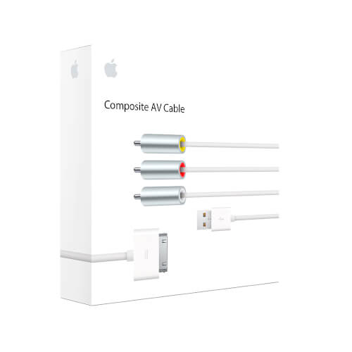Apple Composite Av Cable | Quonty.com | MC748ZM/A