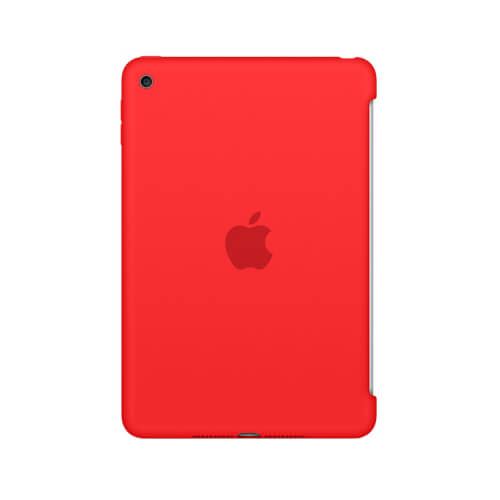 Ipad Mini 4 Silicone Case Rojo | Quonty.com | MKLN2ZM/A