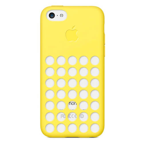 Funda Apple Para Iphone 5c Amarilla | Quonty.com | MF038ZM/A
