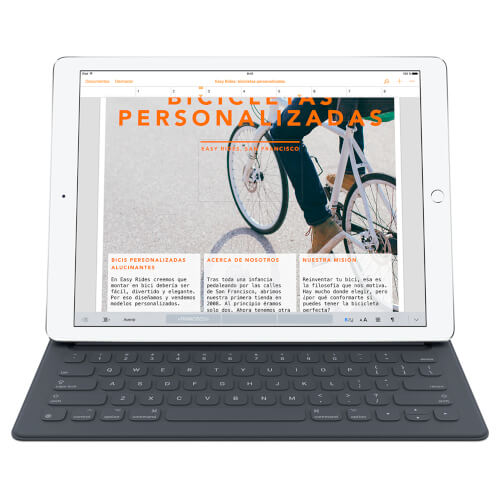 Teclado Smart Keyboard Para Ipad Pro 12,9'' | Quonty.com | MNKT2Y/A
