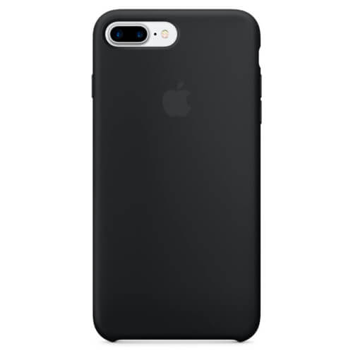 Funda Apple Para Iphone 7 Plus Silicona Negro | Quonty.com | MMQR2ZM/A