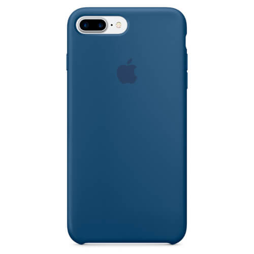 Funda Apple Iphone 7 Plus Silicona Azul Océano | Quonty.com | MMQX2ZM/A