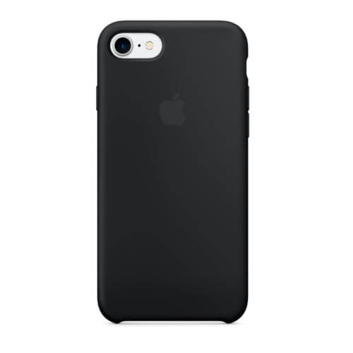 Funda Apple Para Iphone 7 Silicona Negro | Quonty.com | MMW82ZM/A