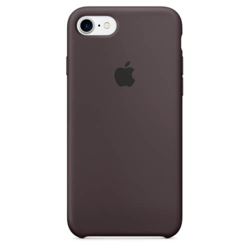 Funda Apple Para Iphone 7 Silicona Cacao | Quonty.com | MMX22ZM/A