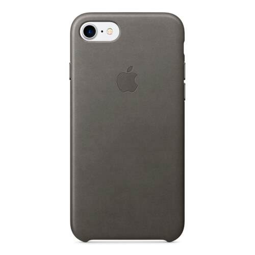 Funda Apple Para Iphone 7 Cuero Gris Tormenta | Quonty.com | MMY12ZM/A