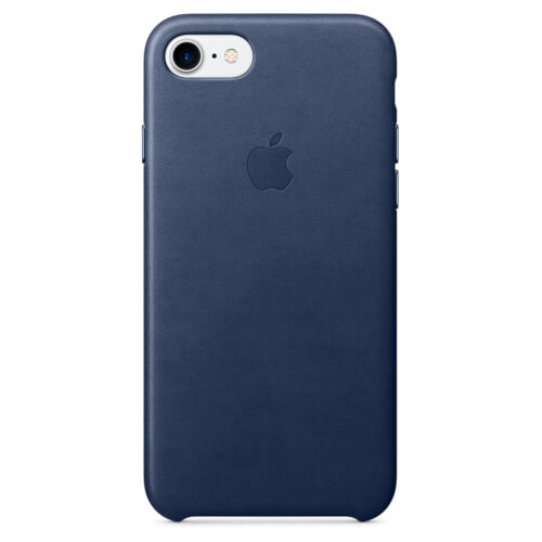 Funda Apple Para Iphone 7 Cuero Azul Noche | Quonty.com | MMY32ZM/A