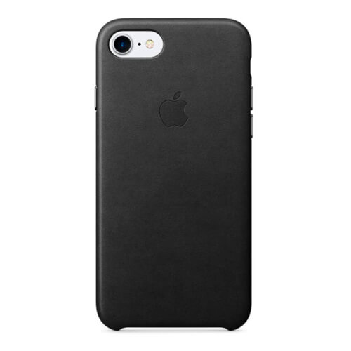 Funda Apple Para Iphone 7 Cuero Negro | Quonty.com | MMY52ZM/A