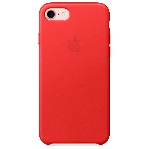 Funda Apple Para Iphone 7 Cuero Rojo (Product)Red | Quonty.com | MMY62ZM/A