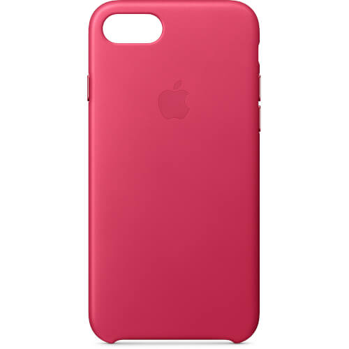 Funda Apple Para Iphone 8/7 Leather Case Rosa Fucsia | Quonty.com | MQHG2ZM/A