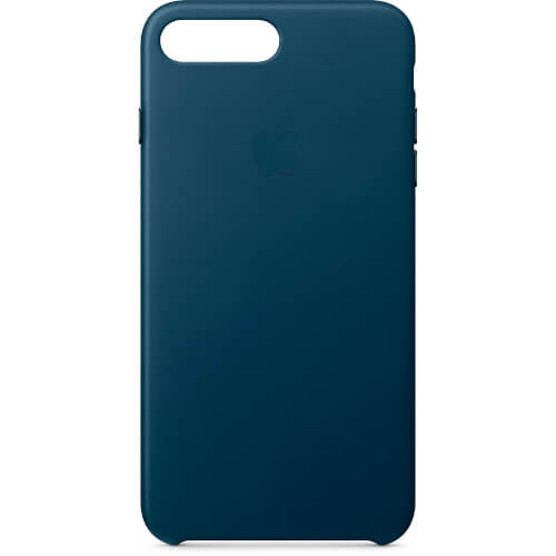 Funda Apple Iphone 8 Plus/7 Plus Leather Case Azul Cosmos | Quonty.com | MQHR2ZM/A