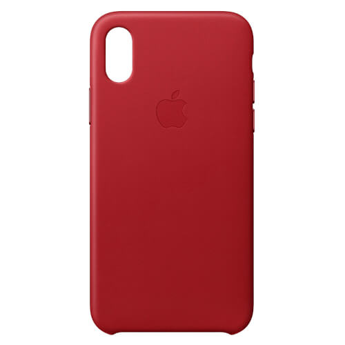 Funda Apple Para Iphone X Leather Case Roja | Quonty.com | MQTE2ZM/A