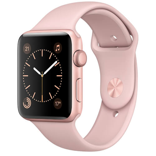 Apple Watch Sport S1 42mm Con Correa Deportiva Rosa Arena | Quonty.com | MQ112QL/A