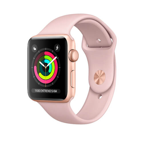 Apple Watch S3 (Gps) 38mm Con Caja Aluminio Oro Y Correa | Quonty.com | MQKW2QL/A