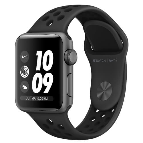 Apple Watch S3 Nike+ 38mm Con Correa Nike Antracia/Negro | Quonty.com | MQKY2QL/A